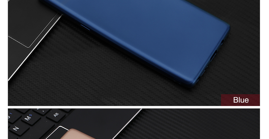 Tpu Silicone Case, Metallic Color Coated Ultra Thin Premium Soft Silicone Scratch Resistant Shockproof Protective Cover Case for Samsung Galaxy Note8
