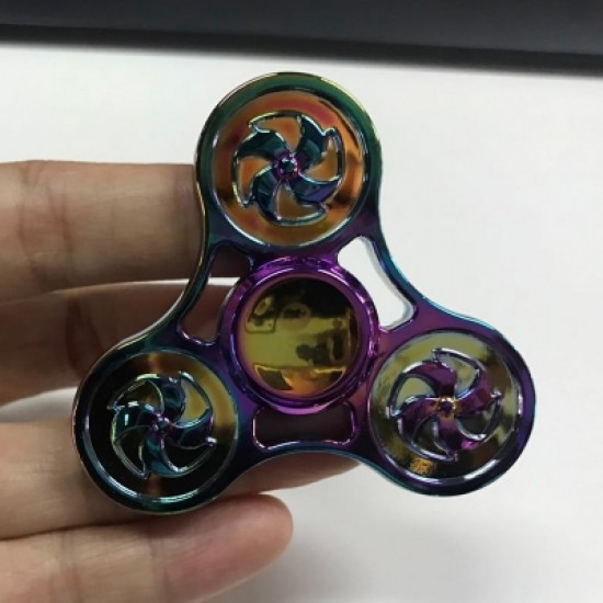 Wheel Pattern Rotating Finger Gyro