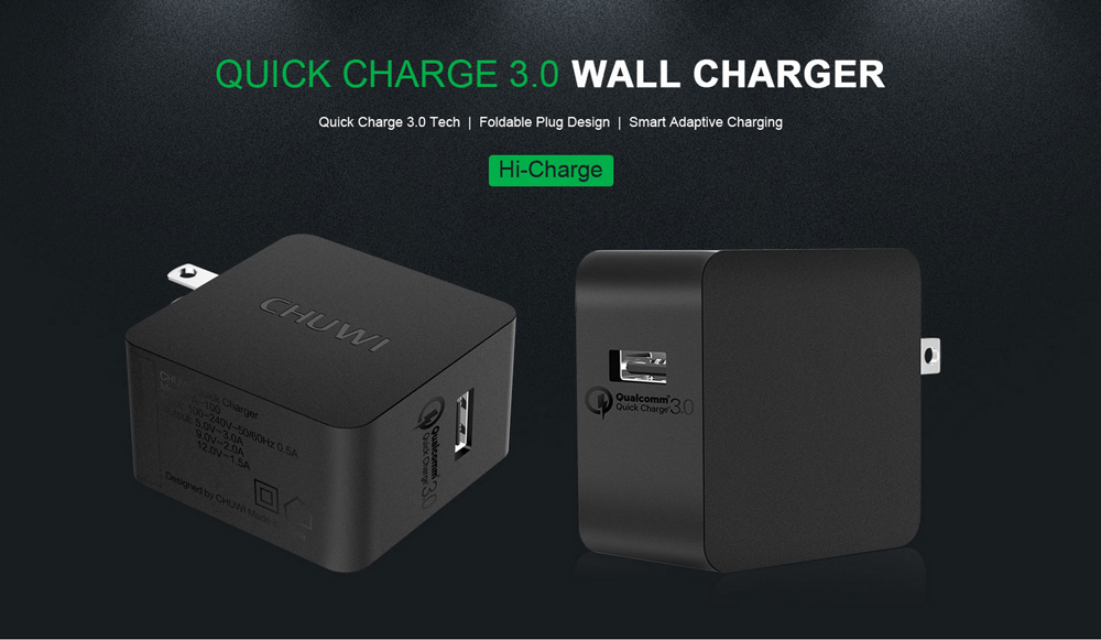 CHUWI A 100 Certification QC 3.0 Power Dock Wall Charger Quick Charge